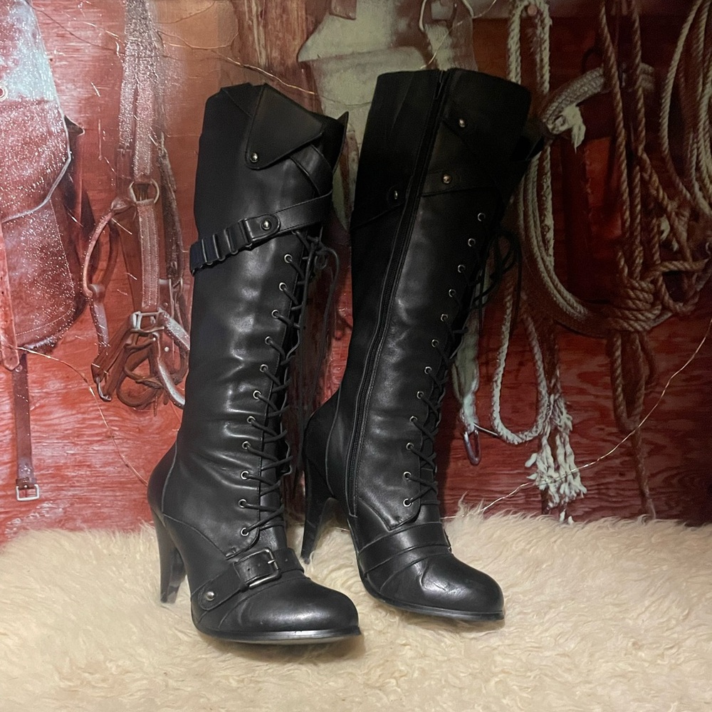 Naughty Monkey leather boots